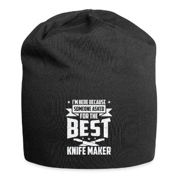 Messer Selbst Schmieden Damast Stahl Schmied - Jersey-Beanie - Schwarz - Vorne