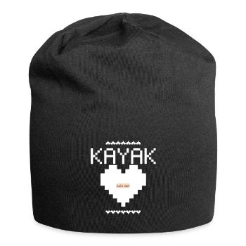 kayak pixel start - Bonnet en jersey - noir - Devant