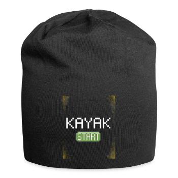 kayak pixel start - Bonnet en jersey - noir - Devant