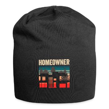 Propriétaire Propriétaire Maison propriétaire - Bonnet en jersey - noir - Devant
