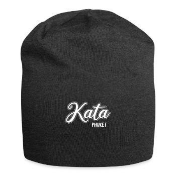 Vintage Thailand Asia Sunset Phuket Kata - Jersey Beanie - charcoal grey - Front