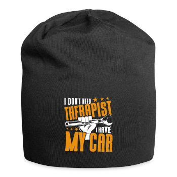 Lustig Autowerkstatt KFZ Mechaniker Autoliebhaber - Jersey-Beanie - Schwarz - Vorne