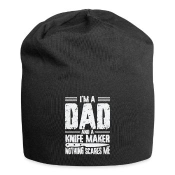 Messer Selbst Schmieden Damast Stahl Schmied - Jersey-Beanie - Schwarz - Vorne
