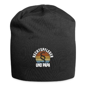 Rechtsanwaltsfachangestellter Rechtspfleger Papa - Jersey-Beanie - Schwarz - Vorne