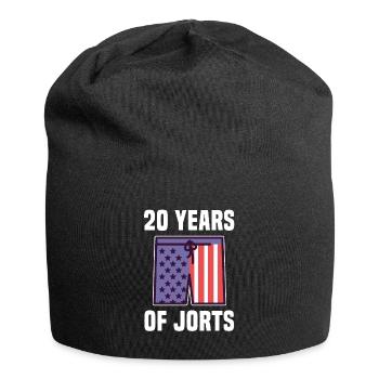 USA Flag Wrestling Wrestler 20 ans de Jorts - Bonnet en jersey - noir - Devant