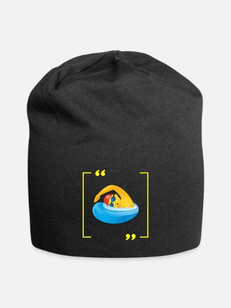 Comedy Swimming - Jersey Beanie - black