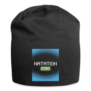 natation start pixel - Bonnet en jersey - noir - Devant