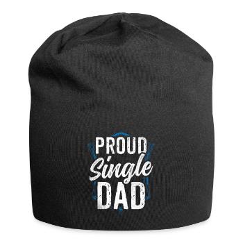 Proud Single Parent Single Parent Single Parent - Jersey Beanie - black - Front