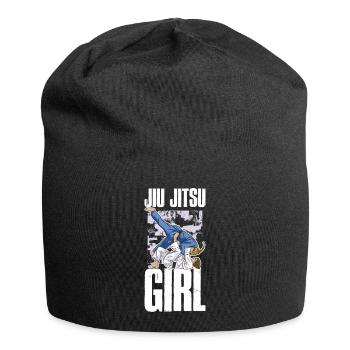 Jiu Jitsu Girl Jiu Jitsu Geschenk - Jersey-Beanie - Schwarz - Vorne