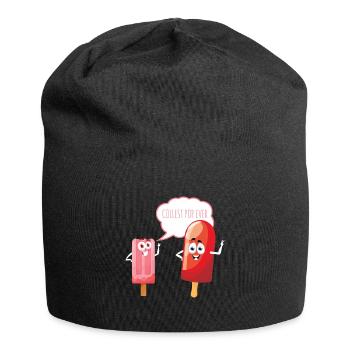 Coolest Pop Ever Eiscreme Eis - Jersey-Beanie - Schwarz - Vorne