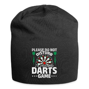 Please do not disturb I watch the darts game - Jersey Beanie - black - Front