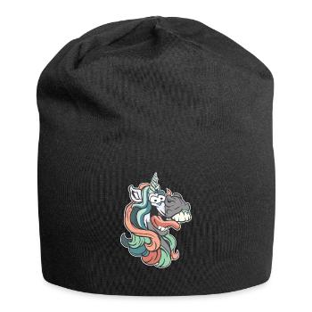 Unicorn Unicorn I'm not crazy - Jersey Beanie - black - Front