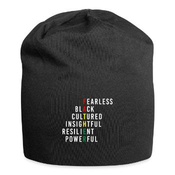 Fearless Black Cultured Black Month - Jersey-Beanie - Schwarz - Vorne
