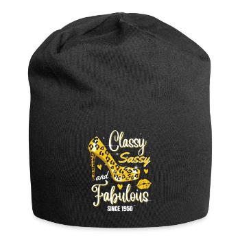 Classy Sassy And Fabulous Since 1950 - Jersey Beanie - black - Front