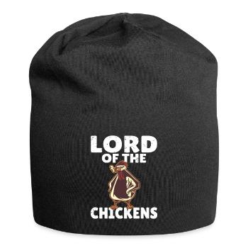 Seigneur des Poulets Ferme Dictons Poussins Fermiers - Bonnet en jersey - noir - Devant