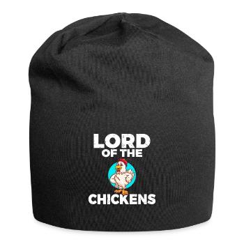 Seigneur des Poulets Poulet Amoureux Du Poulet Farmer Coq - Bonnet en jersey - noir - Devant