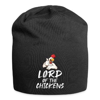 Seigneur des Poulets Ferme Dictons Poussins Fermiers - Bonnet en jersey - noir - Devant
