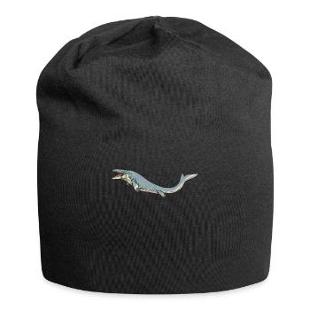 Mosasaurus I Meeresreptiel Kreidezeit Fossilien - Jersey-Beanie - Schwarz - Vorne