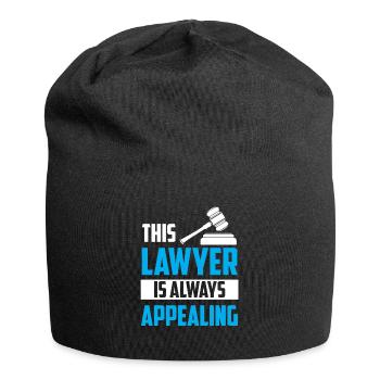 This Lawyer Always Contradicts Lawyer Lawyer - Jersey Beanie - black - Front
