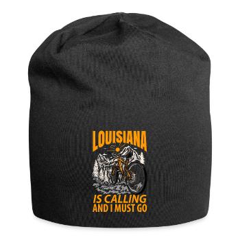 Louisiana abenteurer geschenk - Jersey-Beanie - Schwarz - Vorne