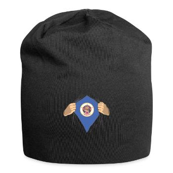 Fier cadeau de résident du Minnesota - Bonnet en jersey - noir - Devant
