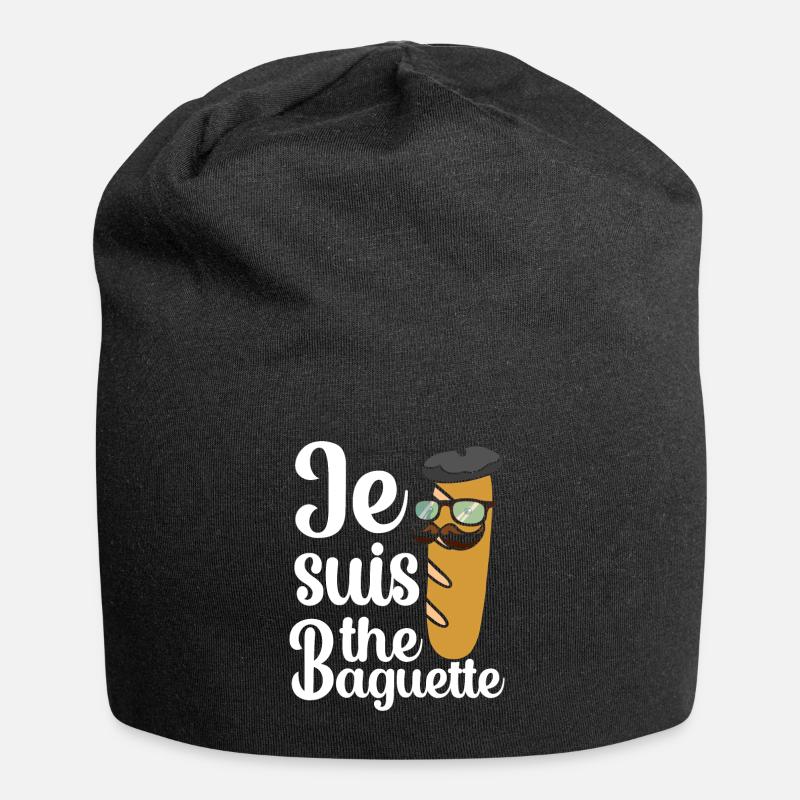 France - Jersey Beanie - black
