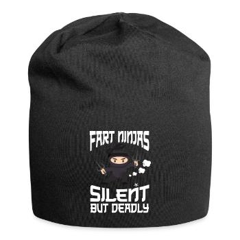 Ninja Tshirt Kids Men Ninjutsu - Jersey Beanie - black - Front