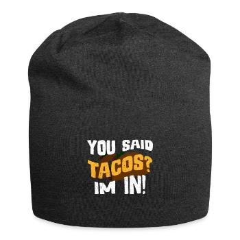 Taco Tuesday Torero Salsa Latino Mexikanisch Nacho - Jersey-Beanie - Anthrazit - Vorne