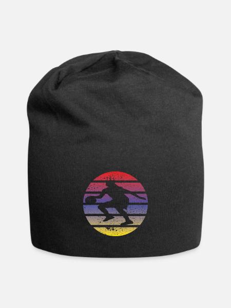 Basketball Verein Basketballer Basketballliebhaber - Jersey-Beanie - Schwarz