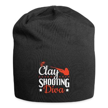 Clay Shooting Diva Clay Skeet Shooting - Jersey-Beanie - Schwarz - Vorne