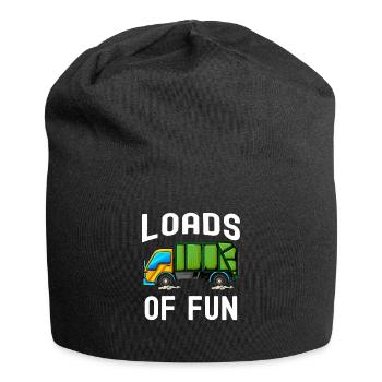 Garbage Man Gift Garbage Garbage Collection Waste Profession - Jersey Beanie - black - Front