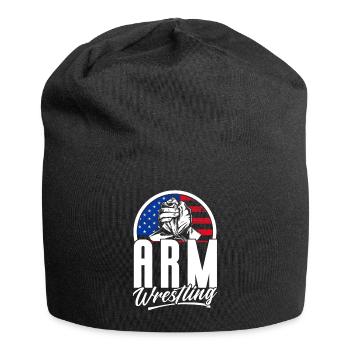 Arm press Arm press - Jersey Beanie - black - Front