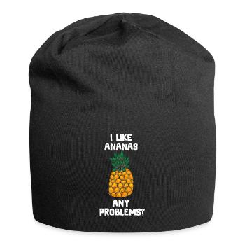 Pineapple - Jersey Beanie - black - Front