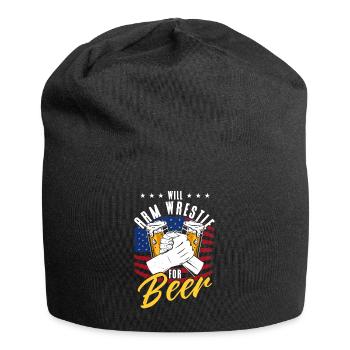Will Arm Wrestle pour Beer Arm Press - Bonnet en jersey - noir - Devant