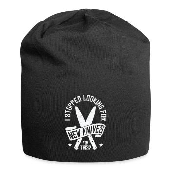 Knifemaking Knife Making Bladesmith Smithing - Jersey Beanie - black - Front
