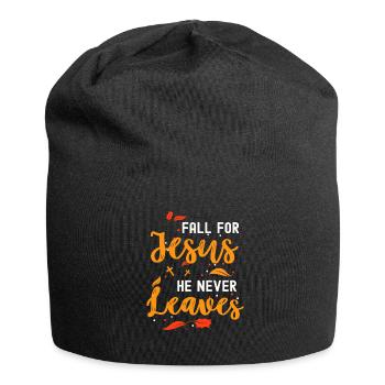 Christianity God Jesus Gift Church Religion - Jersey Beanie - black - Front