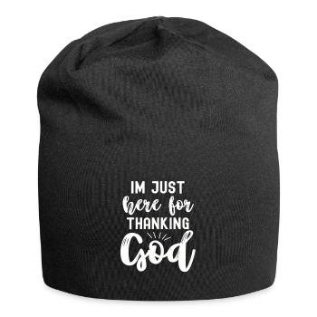 Christianity God Jesus Gift Church Religion - Jersey Beanie - black - Front