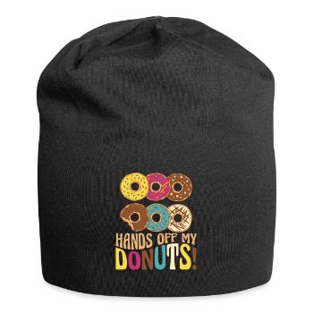 Donut Donuts Candy Bagel - Bonnet en jersey - noir - Devant