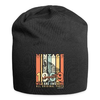Retro 1969 August - Jersey-Beanie - Schwarz - Vorne