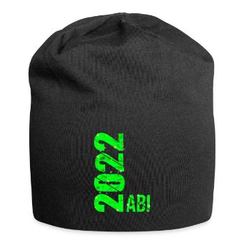 Abitur 2022 Geschenk Junge Mädchen Abi 2022 - Jersey-Beanie - Schwarz - Vorne