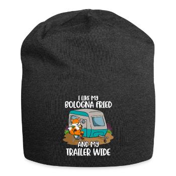 Bologna Fried Trailer Wide Wohnmobil Geschenk - Jersey-Beanie - Anthrazit - Vorne