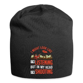 Shooter I MIght sehen aus wie Clay Skeet Shooting - Jersey-Beanie - Schwarz - Vorne