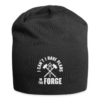 Knifemaking Knife Making Bladesmith Smithing Knife - Jersey Beanie - black - Front