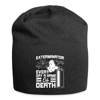 Combattants de vermine Chaque jour un jeu de mort - Bonnet en jersey - noir - Devant
