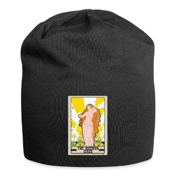 Die Göttin Circe Tarotkarte Schamane Wahrsagerei - Jersey-Beanie - Schwarz - Vorne