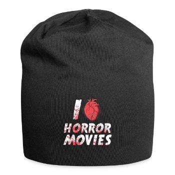 J’adore Horror Movie Night Horror Movie Halloween - Bonnet en jersey - noir - Devant