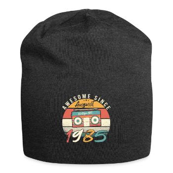Geboren Im August 1985 - Jersey-Beanie - Anthrazit - Vorne