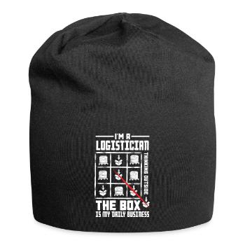 Logistics Logistician Thinking Outside The Box - Jersey Beanie - black - Front