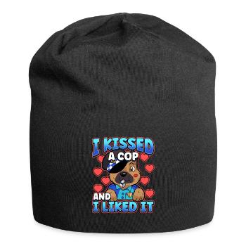 Law Enforcement Design for a Police Officer - Jersey Beanie - black - Front