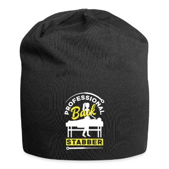 Acupuncture Acupuncturist Funny - Jersey Beanie - black - Front